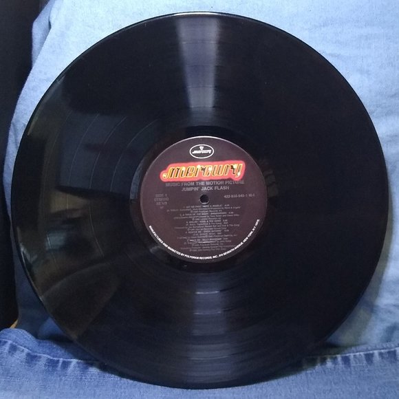 Jumpin' Jack Flash Soundtrack 1986 Vinyl Record GoldStamp Promo - Picture 4 of 5